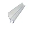 Fabricante de Foshan Suministra Tiras de PVC para Baño, Tiras de Sellado para Puertas de Vidrio de Forma H de Silicona 6-12mm, Tiras Retenedoras de Agua