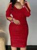 Vestido Justo Tubinho Slim Fit Novo Primavera e Verão 2024 Amazon Sexy Gola Alta Acima do Joelho Lantejoula Permanente Saiote Médio
