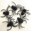 Araña grande de simulación Araña grande de Halloween Araña de plástico 9.5*10 * 1.3cm Araña grande negra