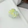 Pinza de Flor de Rosa Francesa Tridimensional Degradada, Pinza para el Cabello de Alta Gama y Versátil, Pinza para el Cabello para la Parte Posterior de la Cabeza, Accesorio para el Cabello