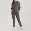 Otoño 2026 Nuevo Traje Europeo y Americano para Mujer Moda Diaria Versátil Conjunto de Pantalones de Color Sólido Atuendo de Dos Piezas