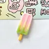 Simulación DIY Juguete de Comida Accesorios de Joyería de Resina Helado Multicolor Grande Pegamento de Crema Funda de Teléfono Celular Caja de Papelería Belleza