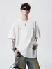 Camiseta de Manga Corta Estampada Fresca de Verano para Hombre, Marca Trendy Americana Estilo High Street, Atractivo Top Casual con Diseño de Lunares de Media Manga