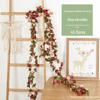 Flor artificial 45 cabeça Flor Videira flor artificial seda flor cachimbo de água vime vestir até arco de casamento sinuoso flor de rosa decorativa Videira