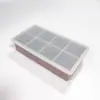 Molde de hielo cuadrado esférico de rosa de silicona de grado alimenticio directo de fábrica para cocina de verano, molde de hielo de silicona para el hogar