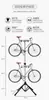 Columna de techo para bicicleta Bicicleta de carretera Gancho colgador de pared ajustable Bicicleta de equilibrio Almacenamiento para bicicletas Infantiles