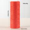 Venta caliente venta directa naranja amarillo rosa cuerda de algodón diy tejido a mano cuerda para etiqueta 100m/rollo material de hilo de algodón hecho a mano