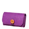 Bolsa de fieltro de color sólido de 5 ml para almacenamiento de botellas de aceites esenciales para viajes, organización portátil y embalaje anticaídas