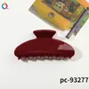 Qiyue 2026 Modelo Nuevo Pinza para el Cabello de PC con Pintura en Spray UV de Alta Gama, Pinza de Garra Grande para Recogido en la Parte Trasera de la Cabeza, Accesorio para el Cabello Tipo Pinza de Tiburón para Mujeres