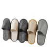 Pantuflas Desechables de Lino para Hotel, Directo de Fábrica, Duraderas, Adecuadas para Todas las Estaciones, Engrosadas y Lavables