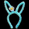 Diadema para el cabello 13 cm soporte de orejas de conejo no luminosa puesto de lugar escénico puesto callejero mercado nocturno superventas hombres y mujeres, viejos y jóvenes orejas de oso
