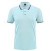 Nova Camisa Polo de Algodão Fresco para Negócios com Lapela, Camiseta de Manga Curta, Personalizada para Uniforme Corporativo de Trabalho, Camisa Publicitária com Logo Estampado e Bordado