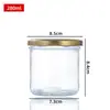 Ninho de pássaro de alta capacidade, preparado na hora em um pote de vidro, adequado para armazenar bexiga de peixe, mel e caviar; pode ser usado para culinária caseira e cozimento a vapor