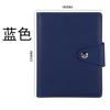 Cuaderno de hojas sueltas de piel sintética para negocios, cuaderno de 6 agujeros, piel PU, A5, diario, fabricante, LOGO