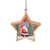 Natal Nova decoração LED luminoso pingente da árvore de Natal Papai Noel boneco de neve noite luz luz pingente decoração pingente