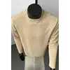 Novedad Otoño 2026 Camiseta de Manga Larga Texturizada Oversize Estilo Hong Kong M-5X HT26909-TeP20