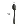 Mini cuchara tenedor de acero inoxidable 304 al por mayor de 2,5 mm de grosor, ocho colores, vajilla occidental, cuchara de postre, tenedor, cuchara para condimentar