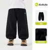 Calça Casual Infantil Dudu, Calça Esportiva Masculina Primavera e Outono, Calça Longa Feminina de Outono com Caimento Solto, Coleção de Outono Infantil, Roupas Infantis da Moda