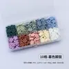 Juego Completo de Perlas para Sello de Cera con Formas de Flores, Caja Transparente con Compartimentos, 10/15/24 Colores, Venta al por Mayor de Fábrica de Sellos de Cera