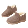 [Dropshipping] Zapatos de Mujer Zapatos de Algodón Calientes con Felpa Zapatos de Mamá Antideslizantes Botas de Algodón para Mediana Edad y Mayores Suela Suave Botas de Nieve