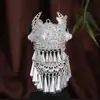 Imán de Nevera Corona de Pelo Étnica Miao de Guizhou, Sombrero Miao Magnético para la Cabeza, Exquisito Souvenir Turístico Cultural y Creativo de la Minoría Étnica de la Aldea Miao