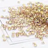 Pulsera de Cristal de Calidad Austriaca, Abalorios Planos Finos Brillantes de 4/6/8mm, Accesorios para Joyería DIY, Cristal Facetado de Colores