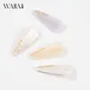 Nuevo Pasador de Pelo Wjia de Acetato Perlado con un Toque de Alta Gama, Pasador de Acetato Versátil, Pinza para Flequillo de Lujo Ligero y Pasador para Cabello Suelto