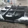 Plataforma Giratoria para Vía de Vagón de Mina, Interruptor Giratorio Corazón, Fácil de Instalar, Fuerte Capacidad de Carga, Plataforma Giratoria de Uso Pesado Calibre 900