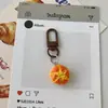 Lindo Llavero de Panecillo Horneado Cuerno Tarta de Pan Tortilla Regalo Lindo Tostada Juguete de Comida Colgante para Bolsa