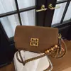 2025 Nova Bolsa de Axila com Textura de Camurça Outono e Inverno Bolsa de Ombro de Camurça Fosca Bolsa Baguete Retro de Nicho