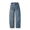 Yidao Vintage 2026 Primavera Nuevo Estilo Americano Lavados Marca de Moda Jeans para Hombre Retro Casual Pantalones de Pierna Recta