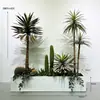 Cactos e Suculentas Artificiais Atacado para Paisagismo, Paisagens com Plantas Falsas Tropicais e Desérticas