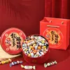 Presente de Aniversário Guanshengyuan 12 Dia dos Namorados Sabores Mistos Caixa de Presente para Meninas Festival Qixi Doce de Leite Coelho Branco Caixa de Presente