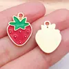 Dibujos Animados 30 Piezas de Fruta de Goteo Piña Fresa Cereza Manzana Sandía Colgante DIY Pulsera Collar Accesorios