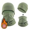 Chapéu de Lã para Exterior, à Prova de Vento e Frio, Chapéu Quente para Homens e Mulheres, Aconchegante Outono e Inverno, Proteção de Orelha para Ciclismo, Chapéu de Lã Polar Camuflado Tático