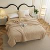 Manta jacquard de otoño e invierno transfronteriza de terciopelo de torre de flores de mariposa, terciopelo de cordero, espesa, de terciopelo de leche, cálida para la siesta, venta al por mayor