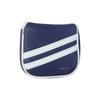 Funda Doble Barra para Putter de Golf Impermeable Material PU Interior de Felpa Hebilla Magnética Forma de L Semicircular Cuadrada Funda para Cabeza de Palo