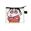 Nuevo Monedero de Dibujos Animados Crayon Shin-Chan para Estudiantes Hombres y Mujeres Bolsa de Almacenamiento de Poliéster Bolsa de Almacenamiento Personalizada de Moda Venta al por Mayor Caliente