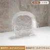 Prato de Frutas Leve de Luxo Padrão Criativo de Geleira Hotel Casa Prato de Cuspir Osso Mesa de Jantar Popular na Internet Conjunto de Pratos Pequenos para Desktop Prato de Frutas Transparente