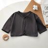 Chengbao - Ropa de verano para bebés, top fino para niños y niñas, abrigo modal de color liso, cárdigan de verano para bebés