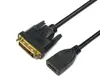 Cable adaptador de alta definición DVI 24+5 macho a HDMI hembra Cable adaptador de conversión de HDMI hembra a DVI Cable de extensión