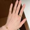 Anillo de mariposa con flor de esmalte colorido para mujer, estilo Ins, nicho de alta gama, ligero, de lujo, con apertura sin color, pulsera de anillo para dedo.