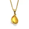 Colar Cruzado Explosivo Luxo Leve Sentido de Alto Padrão Forma de Gota Sem Cor Aço Titânio Feminino Moda Elegante Banhado a Ouro 18K Pingente