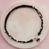 Tobillera Flor de Melocotón Zorro para Mujer Cuerda Roja Hada 2024 Nueva Moda Versátil de Gama Alta Moda Nacional Joyería de Pie Antigua