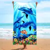 Em estoque Daifa Transfronteiriça Nova Toalha de Banho de Microfibra para Praia Toalha Estampada Praia Natação Férias Toalha de Banho Absorvente