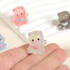 Resina Luminosa Luna Lua Kitty Fofo Acessórios Diy Boneca Criativa Decorações de Mesa Carro