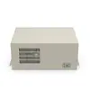 Montaje en pared chasis pequeño posición fuente de alimentación ATX servidor de control industrial compacto placa base MATX 4 ranuras 1.0 acero galvanizado gris