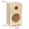 Altavoces de audio para coche de 4 pulgadas 5 pulgadas 6.5 pulgadas 8 pulgadas caja vacía para altavoz caja de madera maciza de dos vías caja de madera para altavoz de casa