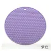 Venta al por mayor de fábrica, Posavasos Redondos de Panal, Antiescaldante, Antideslizante, Aislante Térmico, Silicona, Fácil de Limpiar, Resistente a Altas Temperaturas