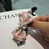 Pintura al Óleo Floral Lazo Pinza para el Cabello Coleta Alta Clip Retorcido Parte Trasera de la Cabeza Pinza Plátano Pinza para Dar Volumen al Cabello Accesorio para el Cabello Estilo Coreano